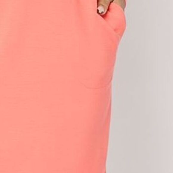 Belle by Kim Gravel Women's Dress Sz S ScubaLuxe Pockets Pink A679969 - Picture 2 of 4